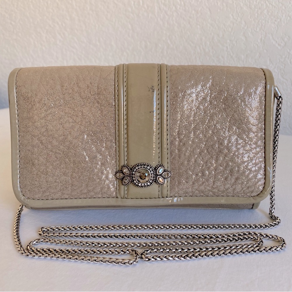 Brighton crystal embellished crossbody organizer bag